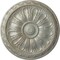 Ekena Millwork Kirke Ceiling Medallion (Fits Canopies up to 3 3/4"), Hand-Painted Flash Gold, 15 3/4"OD x 5/8"P CM16KIFLS - alternate 1